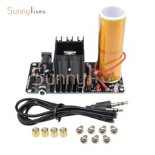 Mini Tesla Coil Plasma Speaker Electronic Field Music 15W 15V-24V Finished