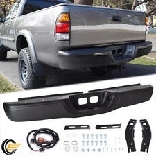 Rear Step Bumper For Toyota Tundra 2000-2006 Complete Assembly Steel New Black