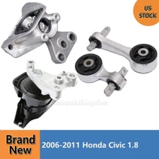 Transmission Engien Motor Torque Strut Mount Kit For 06-11 Honda Civic 1.8L MT