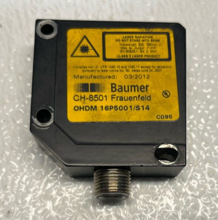 Baumer CH-8501 OHDM 16P5001/S14 Laser Sensor for sale online | eBay
