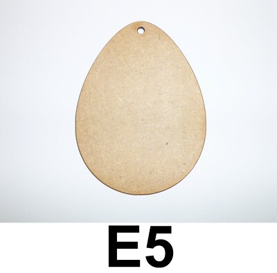 10 x OSTEREI OVAL ANHÄNGER LASERGESCHNITTEN MDF ROHLINGE BASTELN VERZIERUNG DEKORATIONEN