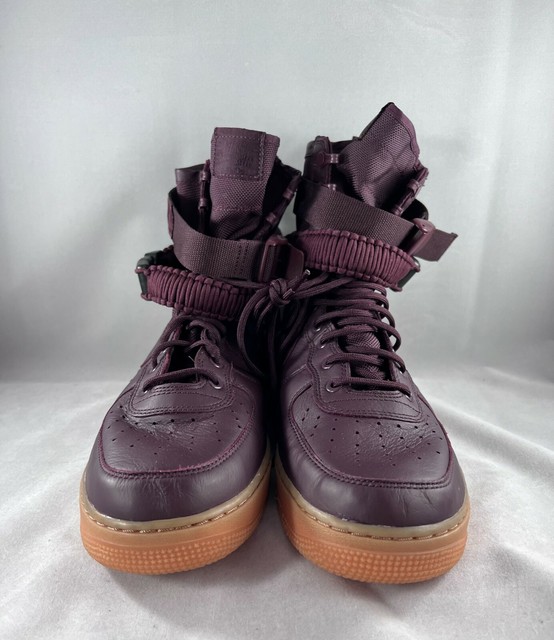 Nike SF Air Force 1 Men, Deep Burgundy Deep Burgundy | Graffitishop