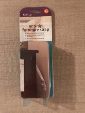 NEW - KidCo Anti-tip furniture Strap, 2 Count White - FREE SHIPPING