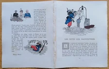 Gites des manoeuvres by Brissaud - Art Deco Gazette de Bon Ton Pochoir - 1920