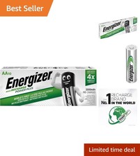 Energizer AA Rechargeable Battery Pack of 10 - 2000mAh for Long-Lasting Power 2.90 per battery