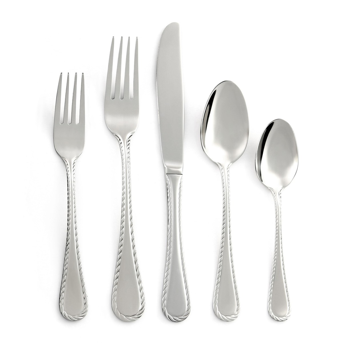 Oneida BELMONT Lyons Stainless 18/10 Rope Edge NEW Silverware
