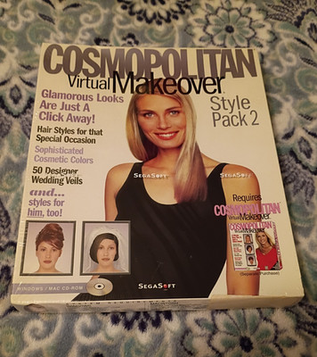 Cosmopolitan Virtual Makeover CD-ROM for Windows 7 & Macintosh  Style Pack 2