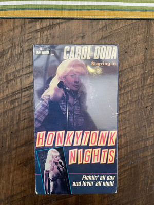 Honkytonk Nights (VHS 1988) Carol Doda Super Rare Cult Classic!