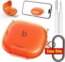 Case for Beats Powerbeats Fit 2025, Clear TPU Protective Cover for Safety