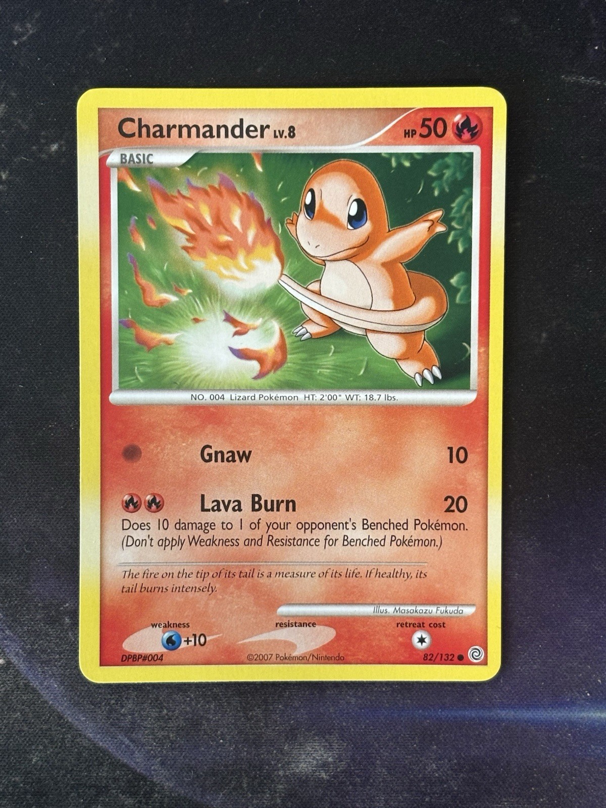1x - Charmander - 82/132 - Common LP, English Pokemon Secret Wonders