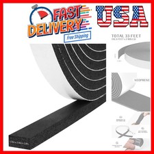 Foam Insulation Tape Self Adhesive, 1/2In x 1/4In x 33Ft Weather Stripping fo...