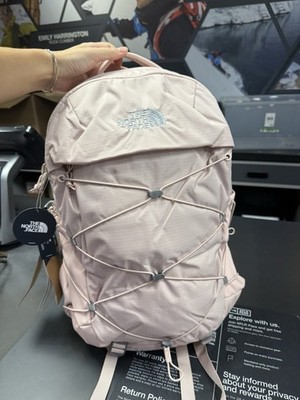 NEW WITH TAGS！The North Face Women s Borealis Luxe Backpack   Pink Moss/Silver
