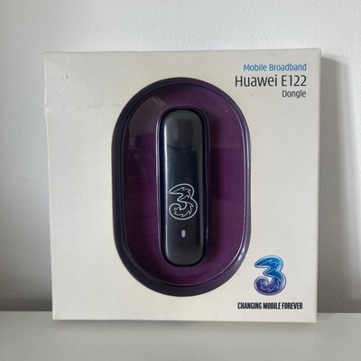 NEU VERSIEGELT HUAWEI E122 schwarz drahtloses USB-Modem 3G mobiles Breitband-Dongle