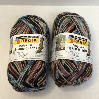 2 Schachenmayr Regia 4-Ply 230Yds Ea 75%SuperwashWool 25%Poly Fingering