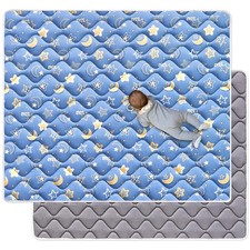 79" x 71" Foldable Baby Play Mat, Odorless Hypoallergenic - Non-Slip Design