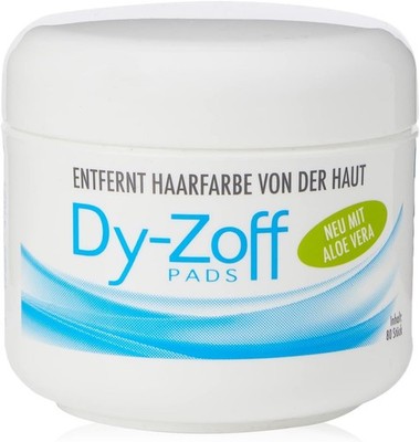 King Dy-Zoff Haarfärbemittel Fleckenentferner Pads - Tube mit 80 