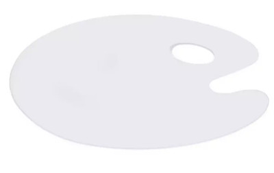 Oval Acrylic Paint Palette New