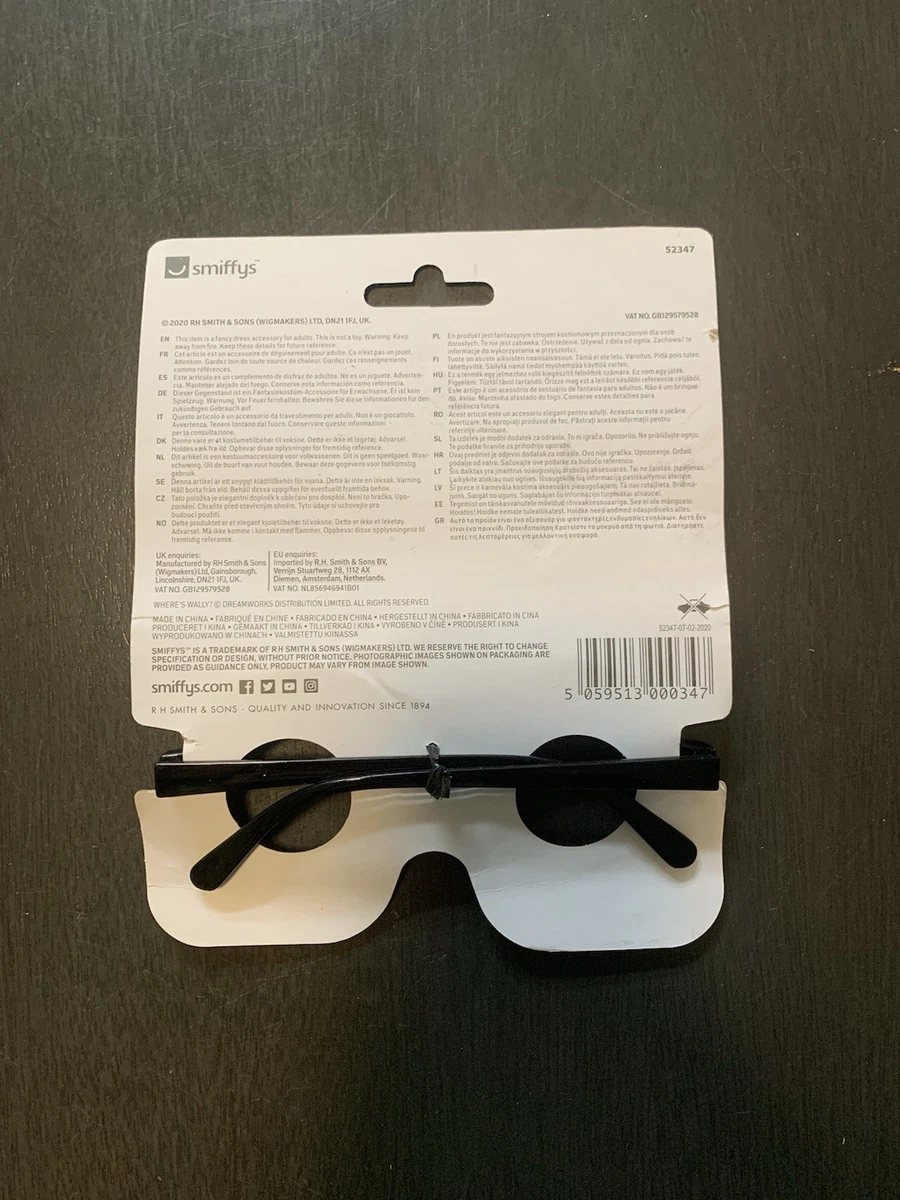 Where’s Wally Nerd Style Costume Glasses for Adults