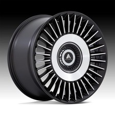 Asanti Black Label Abl40 Tiara Machined Satin Black 20x10.5 5x112 5x4.5 40mm