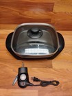 Sunbeam Electric Skillet 3001-000 Frying Pan & Lid 1200 Watts 120V - Works Great