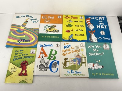 Lot of 8 Beginner Books Dr Seuss Hardcover Books ABC, Go Dog Go