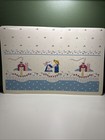 4 Impressions Placemats Cream With Farm Design Hearts Geese Barn Holding Hands