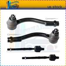 Fit For 2006-2011 Hyundai Accent New Set Of 4 Front Tie Rod Ends Steering Kit