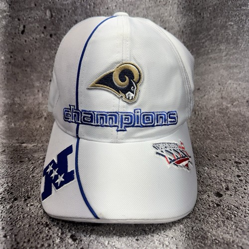 Vintage Hat St. Louis Rams NFC Champions OSFA Reebok Super Bowl XXXVI Cap - 第 1/6 張圖片