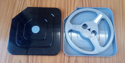 CERVIN 7'' Reel to Reel Tonbandgerät Spule (1950er) verpackt mit Bibliothekskoffer
