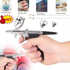Cake Airbrush Decorating Kit - Airbrush, Compressor W/ 0.3mm/0.5mm/0.8mm Nozzle