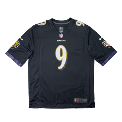 Baltimore Ravens Jersey Mens L Large Black Nike NFL OnField Justin