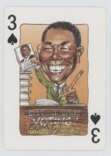 1996 Action Publishing Politicards Playing Cards Red Back Colin Powell #3S 0kb5