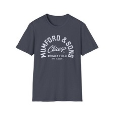 Mumford & Sons Chicago T-Shirt | Wrigley Field Concert Tee