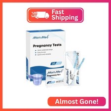 MomMed Pregnancy Test, 30 HCG Pregnancy Test Strips for Early Detection, Over 99