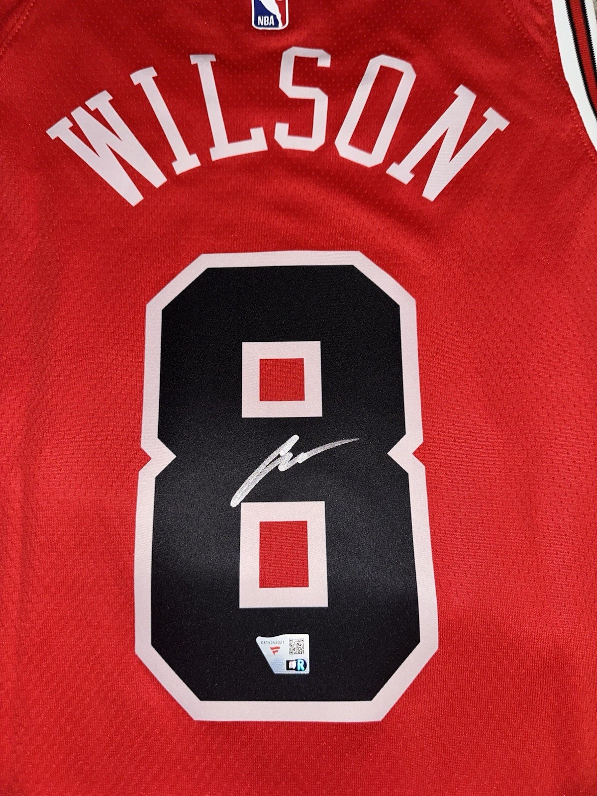 Caleb Wilson Autographed Nike Swingman Jersey Chicago Bulls ! Fanatics