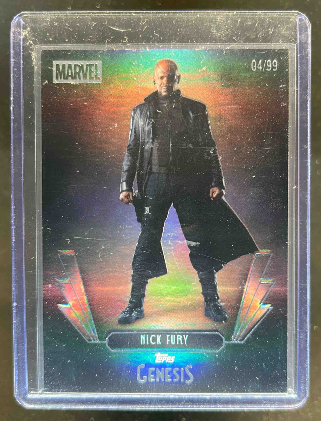 2025 Topps Disney Genesis Nick Fury #/99