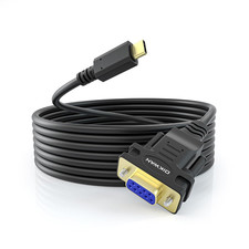 OIKWAN USB-C to RS232 DB9 Female Serial Cable, 6Ft Type-C to Serial Adapter with