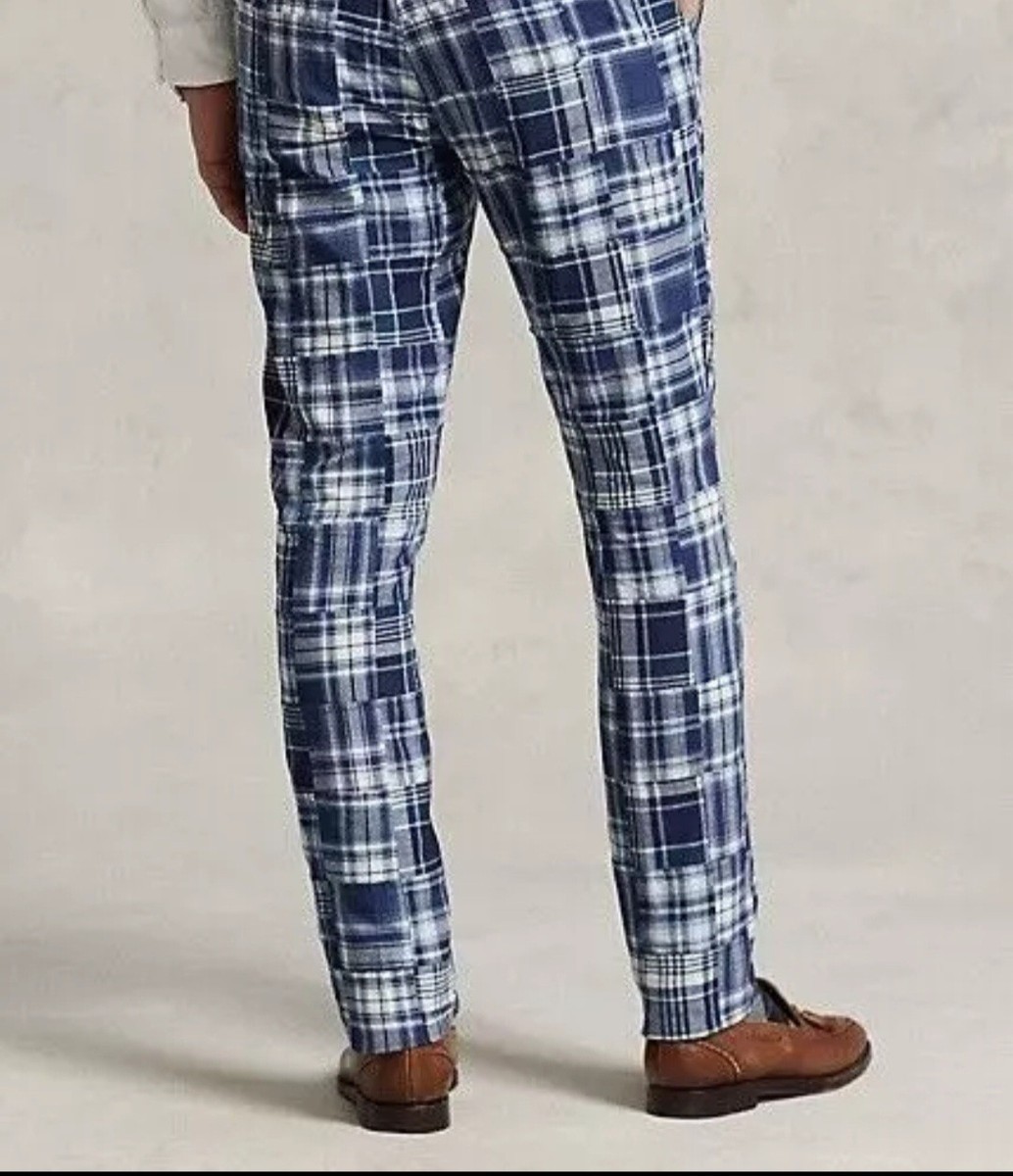 パンツ 90s Ralph Lauren Cotton Madras Patchwork Patchwork Madras Suit Trouser | Ralph Lauren