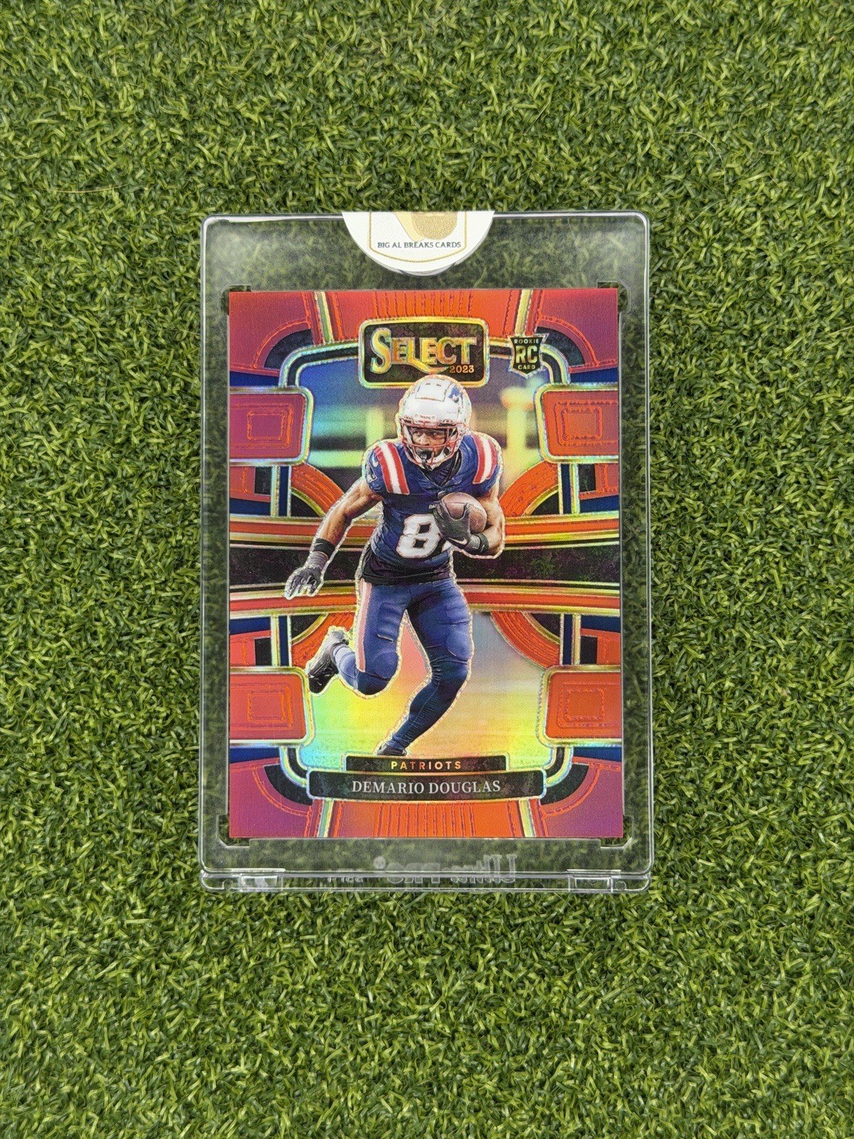 2023 Panini Select - Concourse Demario Douglas #68 Red Prizm /99 SP RC Patriots