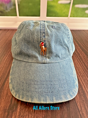Polo Ralph Lauren Polo Pony denim baseball cap BLUE multi | eBay