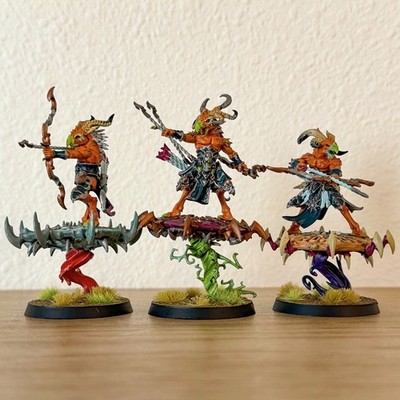 Warhammer 40k Thousand Sons - Painted Tzaangor Skyfires - Item 512-23