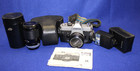 Canon FTB 35mm Film Camera with 50mm & 135mm Lens and Flash — photo 1
