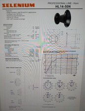 JBL Selenium HL 14-50N /  Selenium HL 14-50N ...