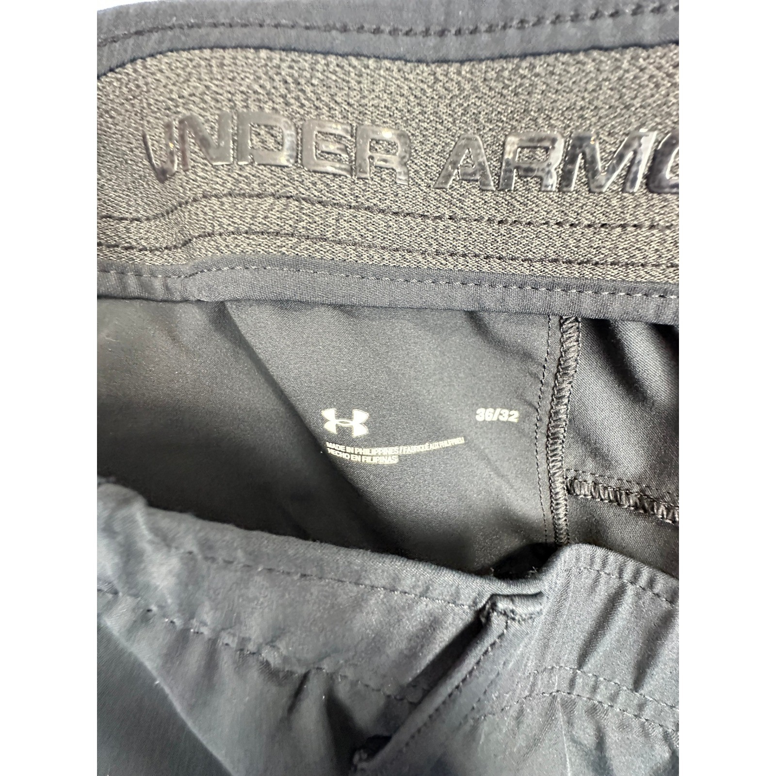 Under Armour Mens Golf Pants 36/32 Black Lightweight Athletic Activewear thumbnail 9