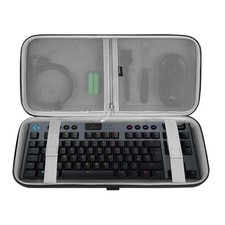 Geekria Tenkeyless Keyboard Case, Hard Shell Travel Carrying Bag for 87 Keyboard