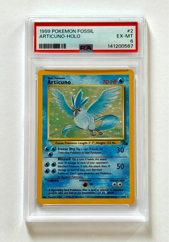 Articuno (Unlimited) graded PSA 6 for sale on eBay