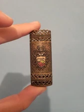 Vintage metal Staufen lighter case