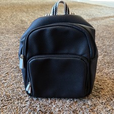 NEW Jewell by Thirty One Festival Mini Backpack Black Beauty Canvas Straps 31