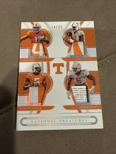 2023 National Treasures Collegiate Tillman Hyatt Young Hooker Quad Relic /25 