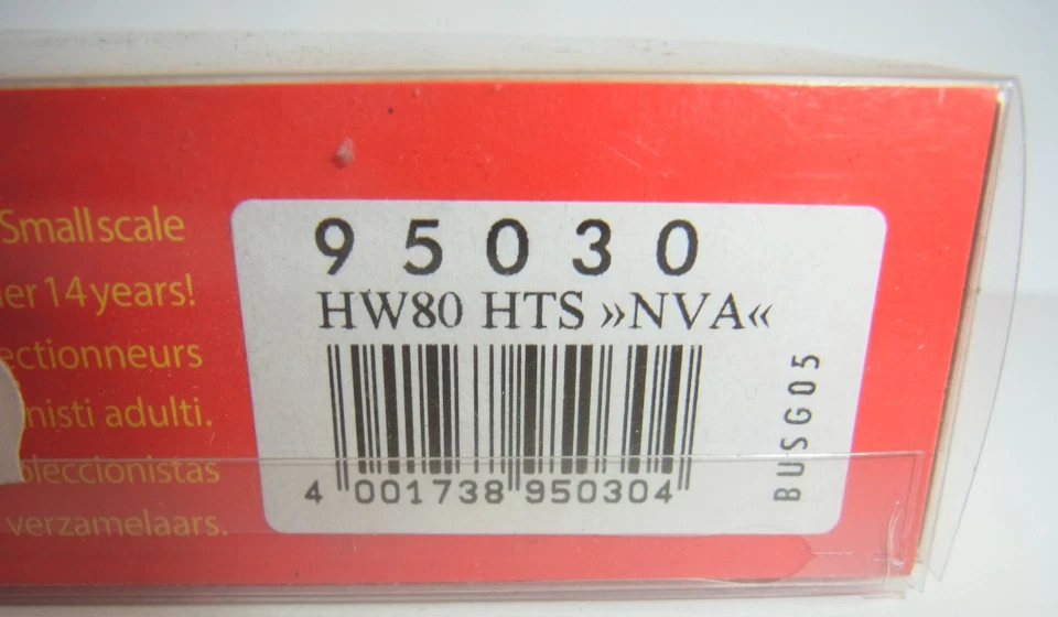 Busch ESPEWE 95030-HW80 HTS Tankanhänger NVA -neu-OVP-military tank trailer - Bild 2 von 2